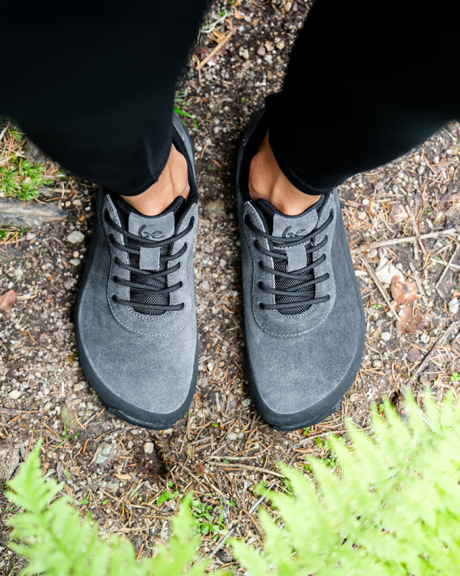 Be Lenka Trailwalker 3.0 barefoot – נעלי ברפוט אפורות טיולים לנשים ולגברים