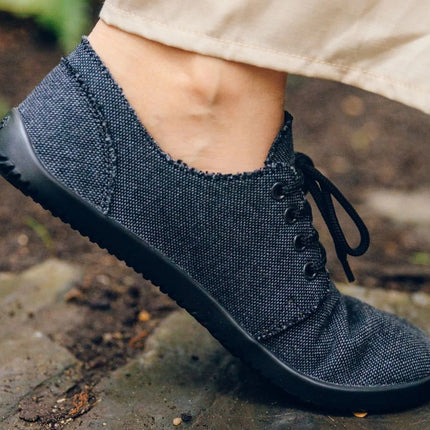 Ahinsa phira - Grey sneakers women & men barefoot אהינסה phira סניקרס ברפוט בצבע אפור לנשים ולגברים