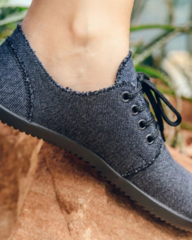 Ahinsa phira - Grey sneakers women & men barefoot אהינסה phira סניקרס ברפוט בצבע אפור לנשים ולגברים