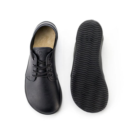 Ahinsa bindu black 2 אהינסה ברפוט לגברים - Black shoes women & men barefoot אהינסה bindu black 2 אהינסה ברפוט לגברים נעלי ברפוט ברפוט בצבע Black לנשים ולגברים