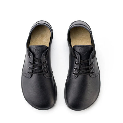 Ahinsa bindu black 2 אהינסה ברפוט לגברים - Black shoes women & men barefoot אהינסה bindu black 2 אהינסה ברפוט לגברים נעלי ברפוט ברפוט בצבע Black לנשים ולגברים