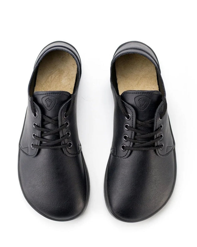 Ahinsa bindu black 2 אהינסה ברפוט לגברים - Black shoes women & men barefoot אהינסה bindu black 2 אהינסה ברפוט לגברים נעלי ברפוט ברפוט בצבע Black לנשים ולגברים