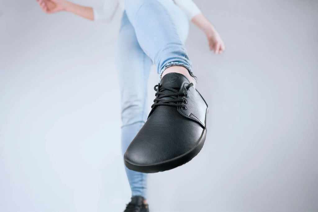 Ahinsa bindu black barefoot 2 Unisex אהינסה ברפוט לגברים