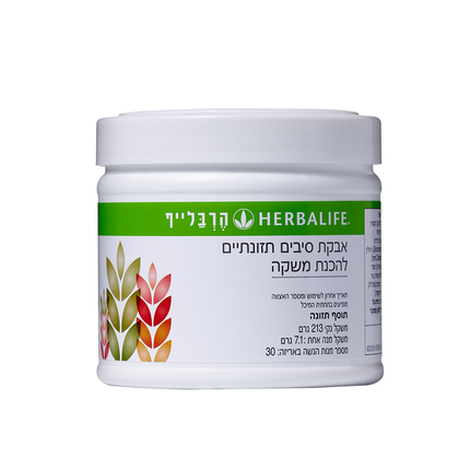 אבקת סיבים תזונתיים שיבולת שועל ותפוח 213 גרם - תמונת אריזה