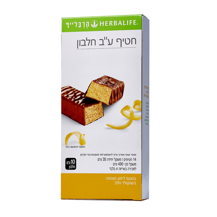 חטיפי חלבון לימון - 14 יחידות - תמונת אריזה