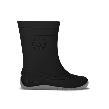 Kids Barefoot Rain Boots Be Lenka Pudds - Black - מגפי גשם ברפוט לילדים