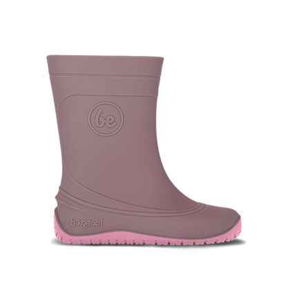 Kids Barefoot Rain Boots Be Lenka Pudds - Misty Pink - מגפי גשם ברפוט לילדים
