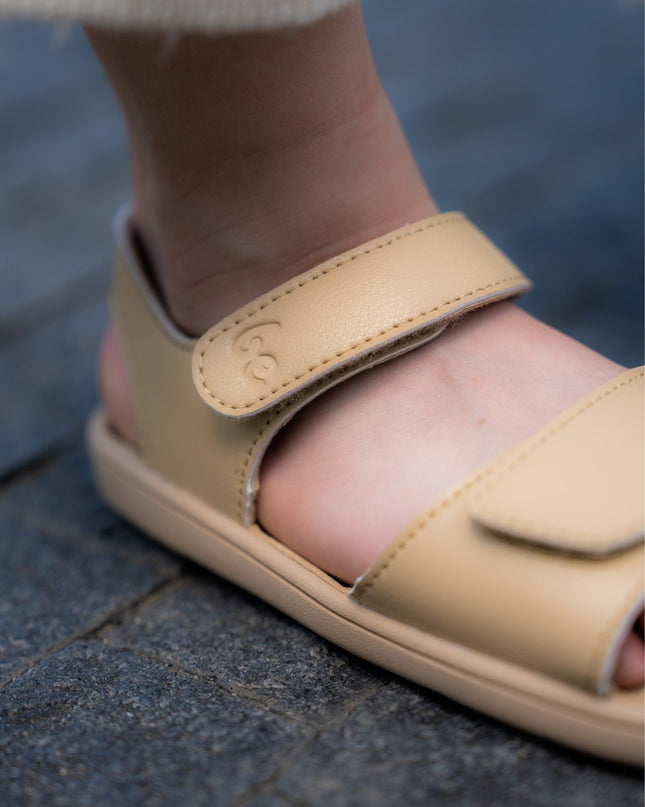 Be Lenka Miami - Light Brown sandals kids barefoot בילנקה Miami סנדלים ברפוט בצבע חום בהיר לילדים
