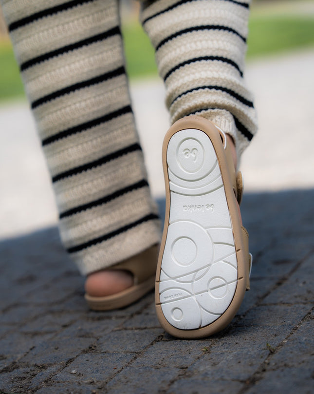 Be Lenka Miami - Light Brown sandals kids barefoot בילנקה Miami סנדלים ברפוט בצבע חום בהיר לילדים