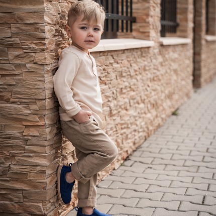 Be Lenka Aura - Navy Blue slip-on kids barefoot בילנקה Aura סליפ-און ברפוט בצבע כחול נייבי לילדים