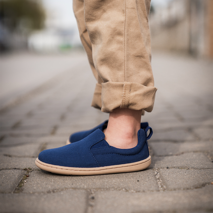 Be Lenka Aura - Navy Blue slip-on kids barefoot בילנקה Aura סליפ-און ברפוט בצבע כחול נייבי לילדים