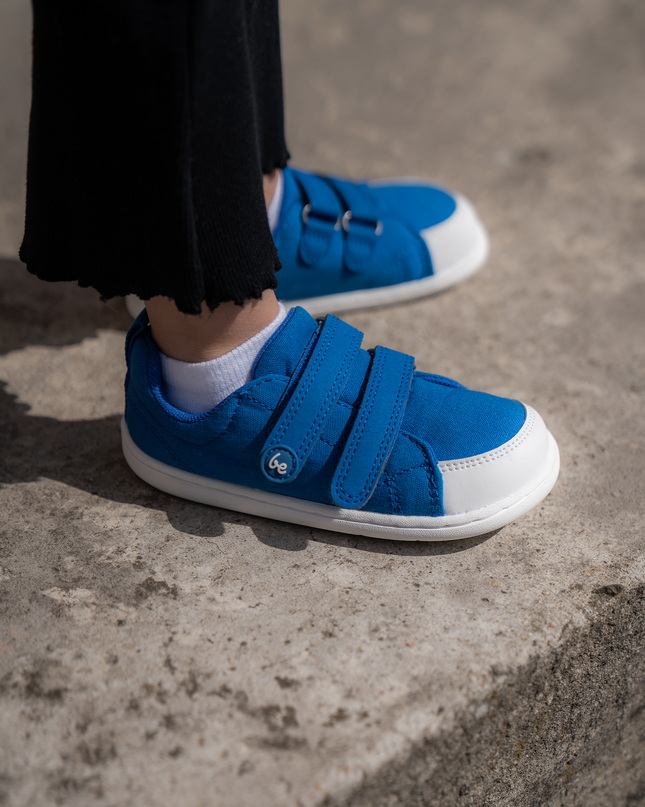 Be Lenka Canvi - Blue sneakers kids barefoot בילנקה Canvi סניקרס ברפוט בצבע כחול לילדים