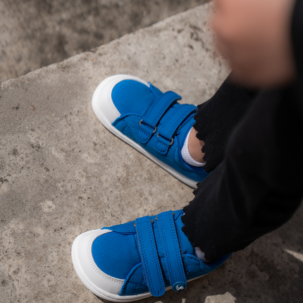 Be Lenka Canvi - Blue sneakers kids barefoot בילנקה Canvi סניקרס ברפוט בצבע כחול לילדים