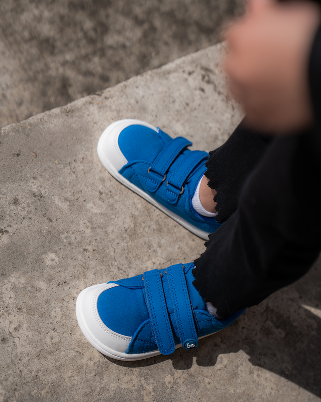 Be Lenka Canvi - Blue sneakers kids barefoot בילנקה Canvi סניקרס ברפוט בצבע כחול לילדים