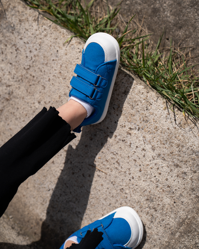 Be Lenka Canvi - Blue sneakers kids barefoot בילנקה Canvi סניקרס ברפוט בצבע כחול לילדים