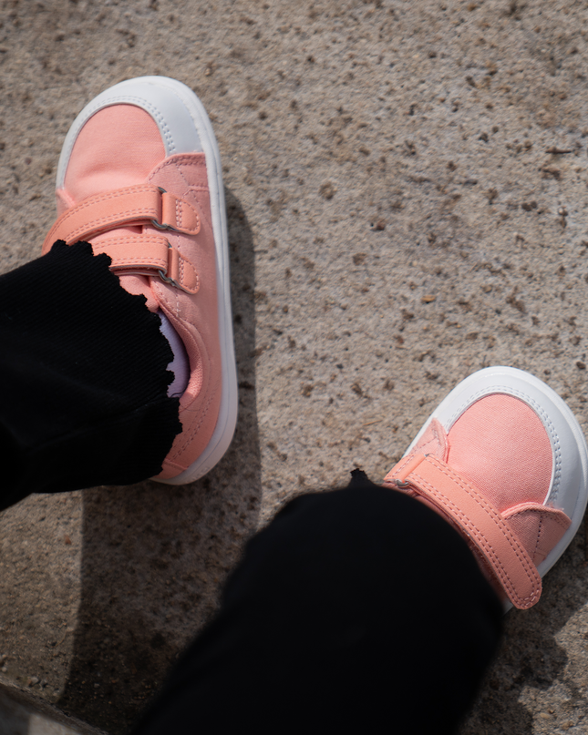 Be Lenka Canvi - Coral sneakers kids barefoot בילנקה Canvi סניקרס ברפוט בצבע קורל לילדים