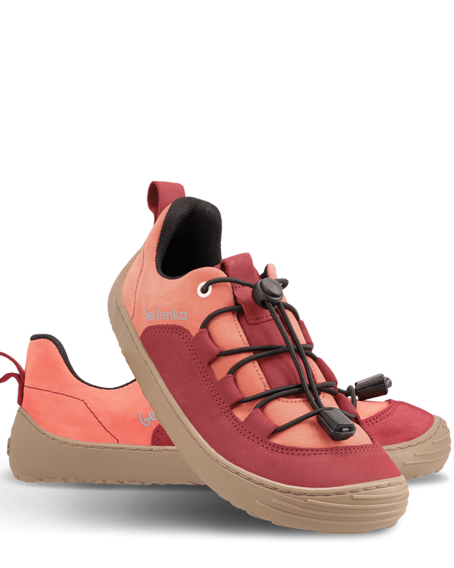 Be Lenka Xplorer - Dark Red shoes kids barefoot בילנקה Xplorer נעלי ברפוט ברפוט בצבע אדום כהה לילדים