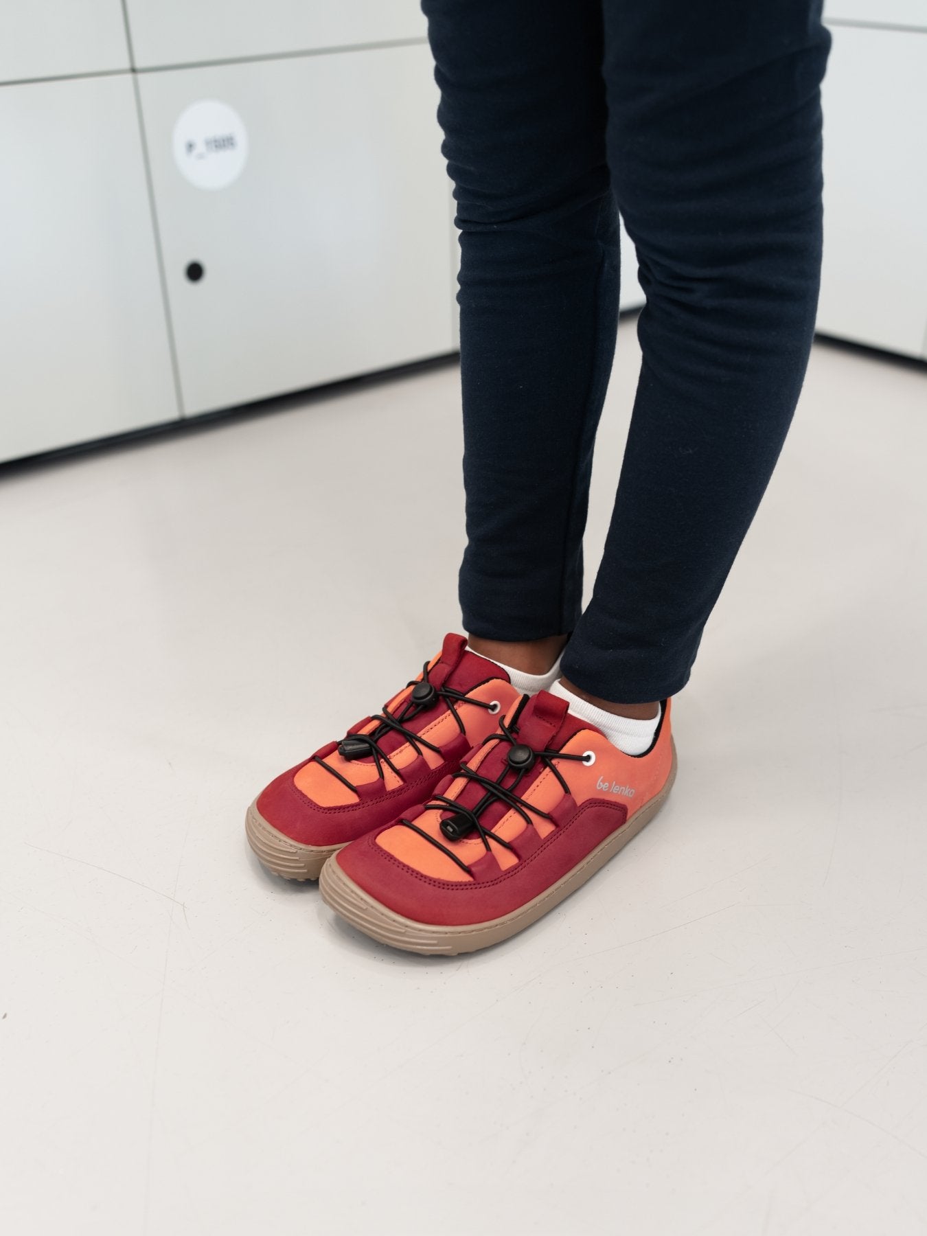 be lenka Xplorer barefoot - Dark Red & Coral נעלי ברפוט לילדים