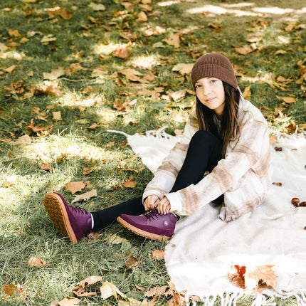 barefoot boots Be Lenka Elio junior - Berry