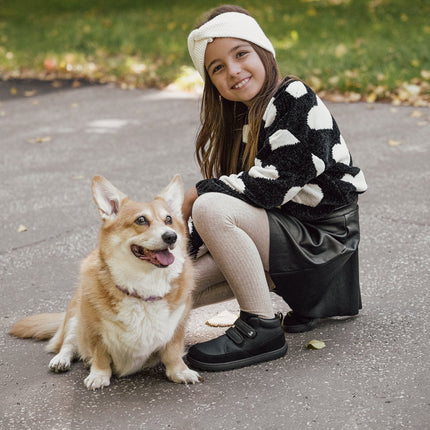 Kid's barefoot boots Be Lenka Elio Kids - All Black