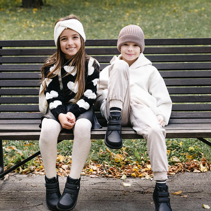 Kid's barefoot boots Be Lenka Elio Kids - All Black