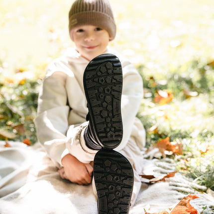 Kid's barefoot boots Be Lenka Elio Kids - All Black