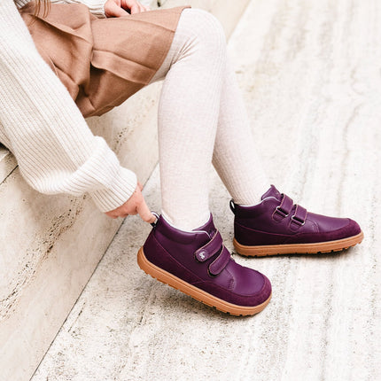 Kid's barefoot boots Be Lenka Elio Kids - Berry