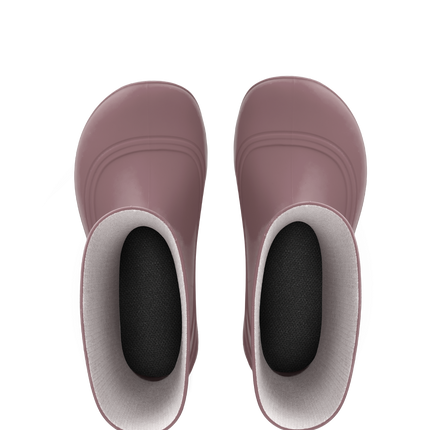 Kids Barefoot Rain Boots Be Lenka Pudds - Misty Pink - מגפי גשם ברפוט לילדים