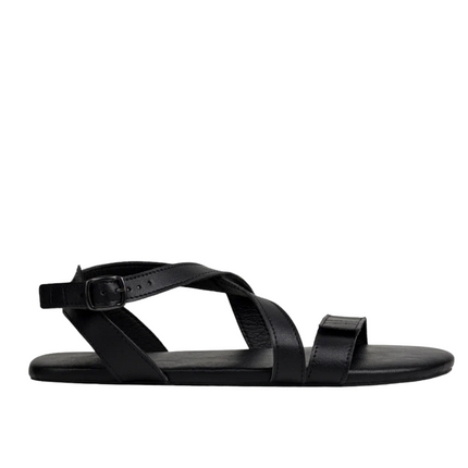 Ahinsa Hava - Black sandals women & men barefoot אהינסה Hava סנדלים ברפוט בצבע Black לנשים ולגברים