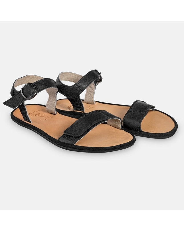 Lotem balanced featured image - Sunny / Black / סנדלי ברפוט / Magical Shoes