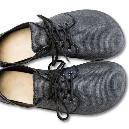 Ahinsa phira - Grey sneakers women & men barefoot אהינסה phira סניקרס ברפוט בצבע אפור לנשים ולגברים