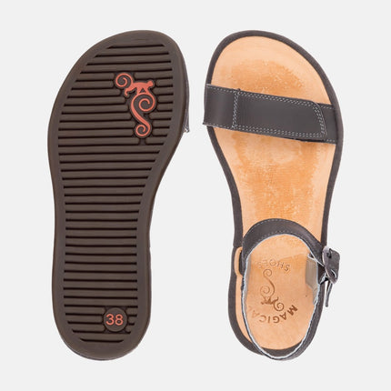 Magical Shoes Sunny Gray - סנדלי ברפוט