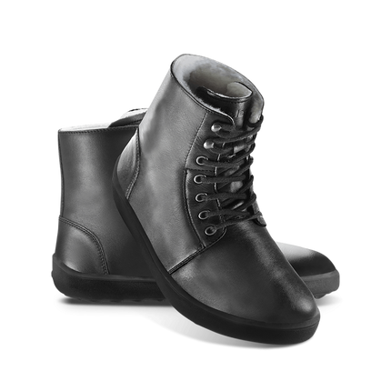 Be Lenka winter 3.0 black מגפי בילנקה יוניסקס - Black boots men barefoot בילנקה winter 3.0 black מגפי בילנקה יוניסקס מגפיים ברפוט בצבע שחור לגברים