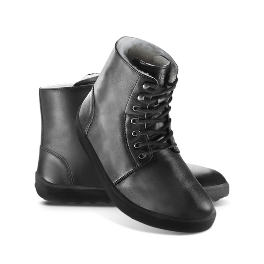 be lenka winter 3.0 black barefoot boots unisex מגפי בילנקה יוניסקס
