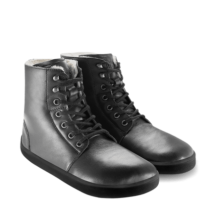 Be Lenka winter 3.0 black מגפי בילנקה יוניסקס - Black boots men barefoot בילנקה winter 3.0 black מגפי בילנקה יוניסקס מגפיים ברפוט בצבע שחור לגברים