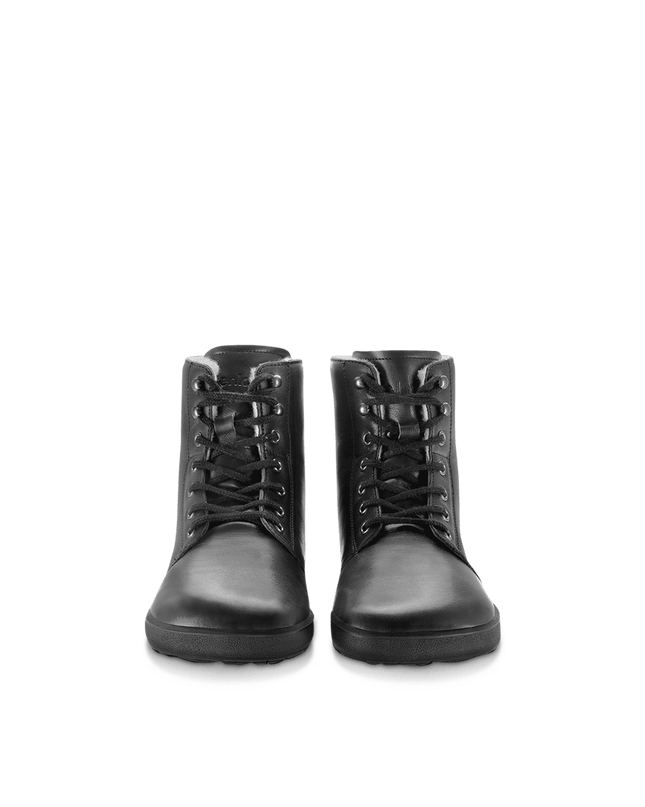 Be Lenka winter 3.0 black מגפי בילנקה יוניסקס - Black boots men barefoot בילנקה winter 3.0 black מגפי בילנקה יוניסקס מגפיים ברפוט בצבע שחור לגברים