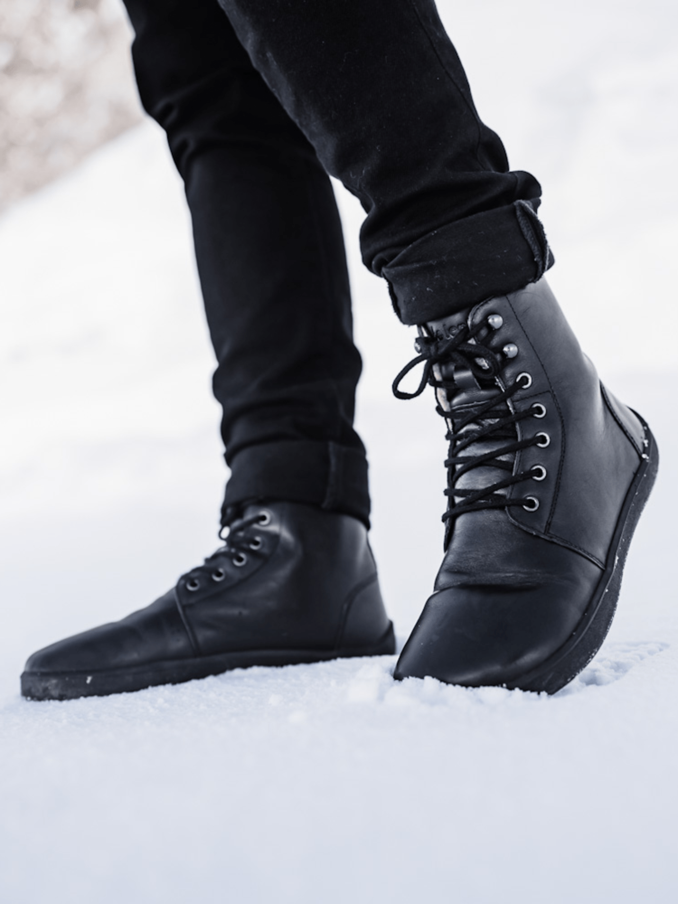 be lenka winter 3.0 black barefoot boots unisex מגפי בילנקה יוניסקס