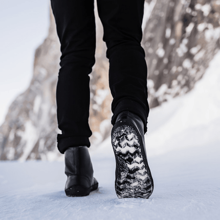 Be Lenka winter 3.0 black מגפי בילנקה יוניסקס - Black boots men barefoot בילנקה winter 3.0 black מגפי בילנקה יוניסקס מגפיים ברפוט בצבע שחור לגברים